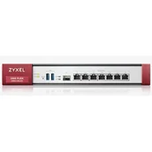 Firewalle sprzętowe - ZyXEL USG Flex Firewall 7 Gigabit user-definable ports 1xSFP 2xUSB Device only - miniaturka - grafika 1