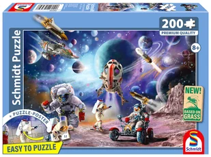 Schmidt, Puzzle PQ Misja kosmiczna, 200 el. - Puzzle - miniaturka - grafika 1