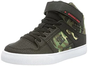 DC Shoes Buty chłopięce Pure Ev-High-top Leather Shoes, czarny - 34.5 EU - Koszulki i topy damskie - miniaturka - grafika 1