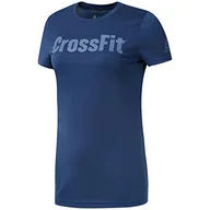 Koszulki i topy damskie - Reebok Reebok DH3713 XS T-Shirt, damski, wielokolorowy (kolorowoniebieski) DH3713_Multicolor (Bunblu)_XS - miniaturka - grafika 1
