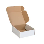 Pudełka i szkatułki - Pudełko Fasonowe Białe 190X180X70 mm - miniaturka - grafika 1