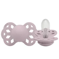Smoczki uspokajające - Smoczek silikonowy symetryczny INFINITY M DUSKY LILAC 6m+, Bibs - miniaturka - grafika 1