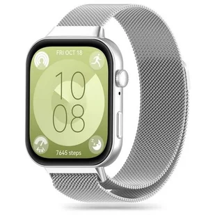 Pasek TECH-PROTECT MilaneseBand do Huawei Watch Fit 3 Srebrny - Akcesoria do smartwatchy - miniaturka - grafika 1