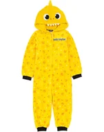 Bluzki dla niemowląt - Baby Shark Unisex Kids Onesie Yellow 3D Hood Żółty 4-5 Years - miniaturka - grafika 1