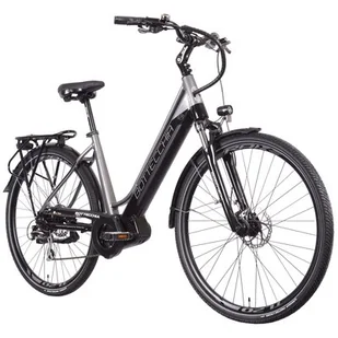 BOTTECCHIA Rower elektryczny BOTTECCHIA BE19 E-City Evo Lady D19 28 cali damski Szaro-czarny Raty BOTTECH BE19074839 01 - Rowery elektryczne - miniaturka - grafika 1