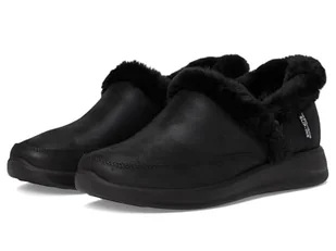 Skechers Damskie kapcie Cozy Escape, czarne, 40 EU, Czarny, 40 EU - Kapcie damskie - miniaturka - grafika 1