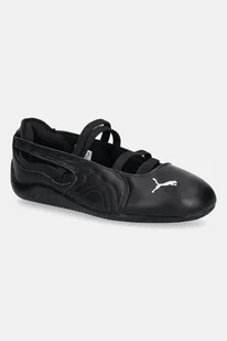 Puma baleriny skórzane Speedcat Ballet kolor czarny 403587 - Baleriny - miniaturka - grafika 1