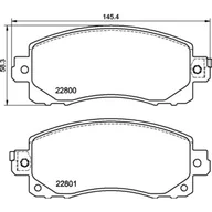 Klocki hamulcowe - Klocki hamulcowe - komplet BREMBO P 78 028 - miniaturka - grafika 1