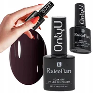 Lakiery do paznokci - Ciemny Fiolet Hybrydowy Lakier Do Paznokci Z Polyskiem Lakier Uv Onlyu/L041 - miniaturka - grafika 1