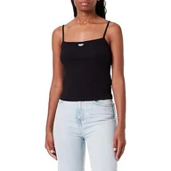 Koszulki i topy damskie - Diesel T-Hop-d Tank Top Koszulka damska, Czarny Czarny, L - miniaturka - grafika 1