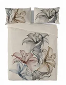 Pościel - Pościel 160 x 200 3cz druk. Lniana LINEN MATEX 02 - miniaturka - grafika 1