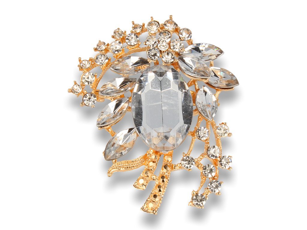 Broszka Damska Kwiatek