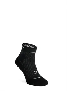 Skarpety biegowe Salomon Ultra Glide Ankle - black/phantom/ghost gray - Skarpetki i podkolanówki sportowe - miniaturka - grafika 1