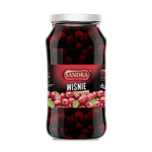 Sandra Wiśnie drylowane 720 ml - Pasztet i przetwory mięsne - miniaturka - grafika 1