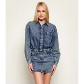 Sukienki - Patrizia Pepe Jeansowa sukienka - miniaturka - grafika 1