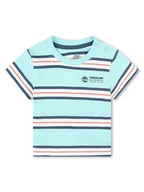 Kaftaniki dla niemowląt - Timberland Koszulka w kolorze błękitno-biało-czerwonym - miniaturka - grafika 1