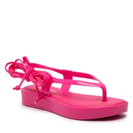 Sandały damskie - Sandały MELISSA - Melissa Unique Strap + Camila Coutinho 33658 Pink/Pink - miniaturka - grafika 1