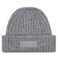 Czapki damskie - Czapka Tommy Hilfiger Tommy Twist Beanie AW0AW15325 Medium Grey Heather P4A - miniaturka - grafika 1