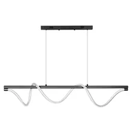 Lampy sufitowe - Lampa wisząca Serpente 55W czarna - wężyk splot 1157 - Decorativi - miniaturka - grafika 1