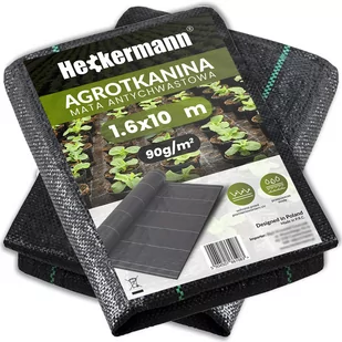 Agrotkanina Heckermann 1,6x10m 90g/m2 Czarna - Agrowłókniny - miniaturka - grafika 1