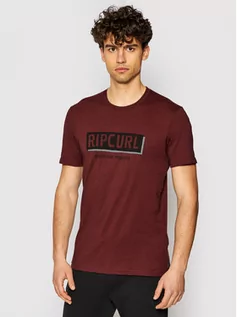 Koszulki i topy damskie - Rip Curl T-Shirt Boxed CTERK9 Bordowy Standard Fit - grafika 1