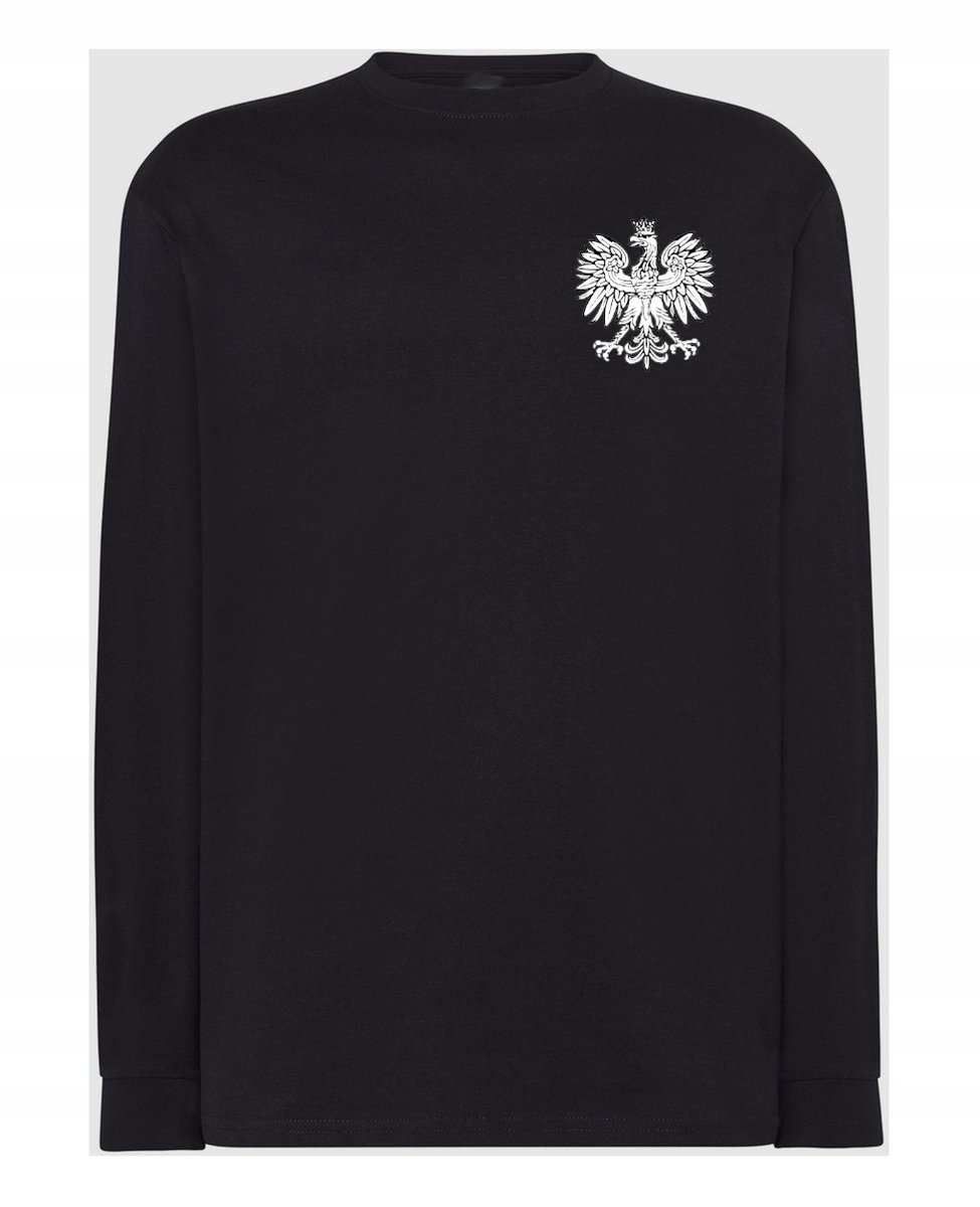 Longsleeve Kibica nadruk Polska Godło Rozm.L