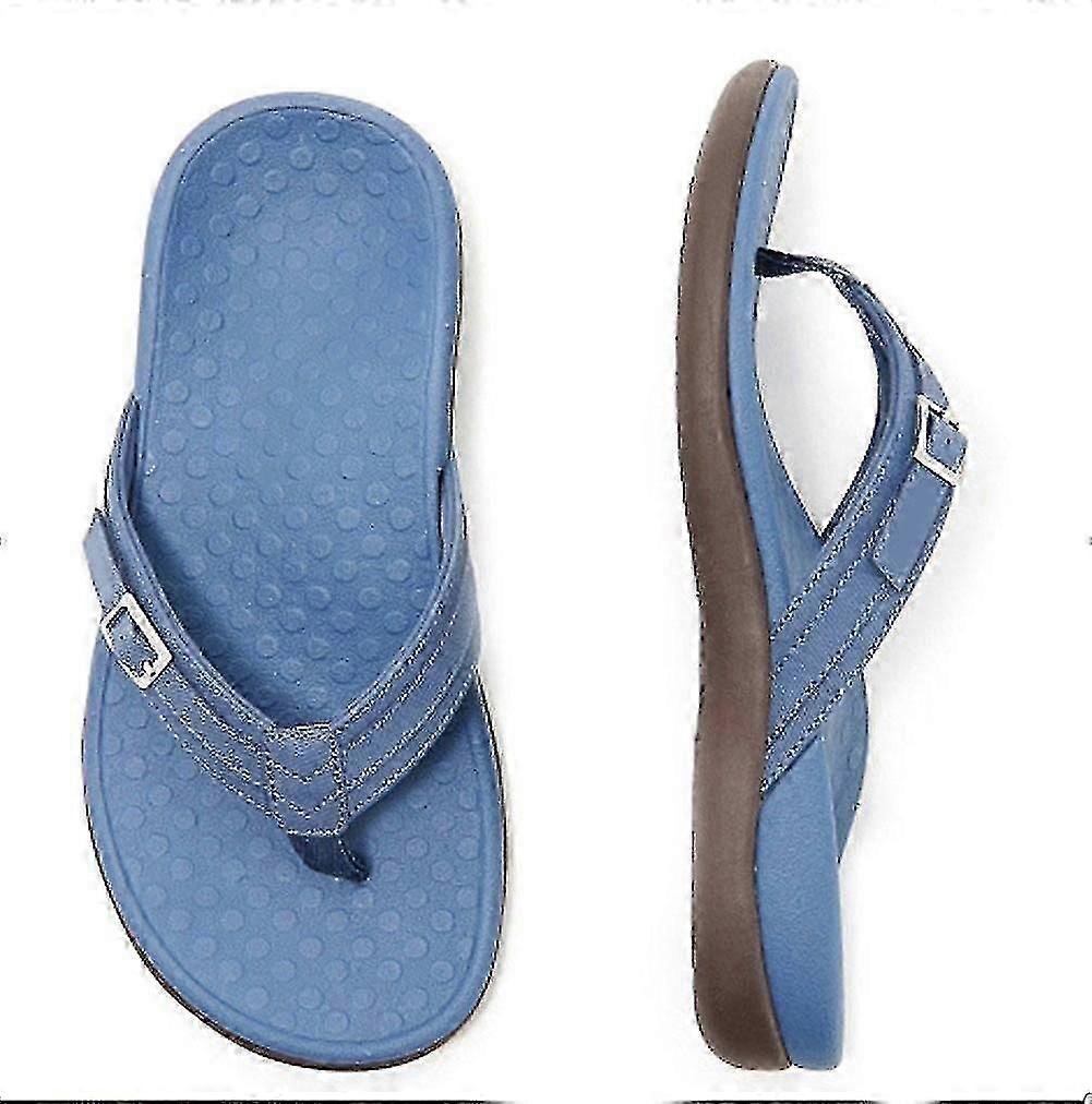 Vionic Stringi Sandały Damskie Casual Antypoślizgowe sandały plażowe z klapką z klamrą Czarny 39