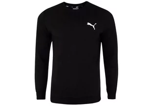 Puma  Bluza Męska Dresowa Bawełna Ess Small Logo Crew Black 586684 51 Xl - Bluzy męskie - miniaturka - grafika 1