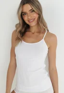 Bluzki damskie - Biały Top Bawełniany Phaenis - miniaturka - grafika 1