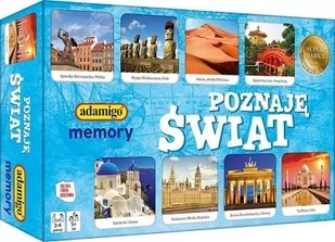Poznaję świat memory - Adamigo - Gry planszowe - miniaturka - grafika 1