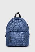 Plecaki szkolne i tornistry - Emporio Armani plecak dziecięcy kolor niebieski duży wzorzysty - miniaturka - grafika 1