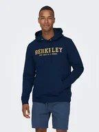Bluzy męskie - Only & Sons Bluza 22026331 Granatowy Regular Fit - miniaturka - grafika 1