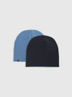 Czapki dla dzieci - Czapka Dziecięca Beanie Dwustronna Dwukolorowa ACAPU505 SS25 - miniaturka - grafika 1