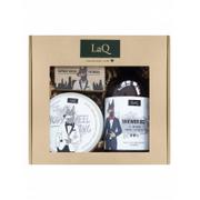 Zestawy kosmetyków męskich - LAQ LaQ Zestaw prezentowy dla mężczyzn Doberman żel pod prysznic 500ml+scrub 200ml+mydło kostka 85g) 1op - miniaturka - grafika 1