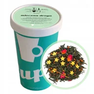Herbata - Herbata zielona MLECZNA DROGA goździki kwiat róży czekoladowe gwiazdki 140g - herbata liściasta sypana mieszanka napar susz - miniaturka - grafika 1