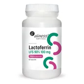 Przeziębienie i grypa - MEDICALINE Aliness Lactoferrin LFS 90% 100 mg x 60 kaps - miniaturka - grafika 1