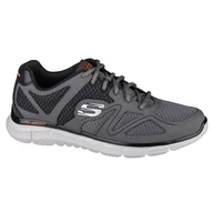 Buty trekkingowe męskie - Buty sportowe Sneakersy męskie, Skechers Satisfaction-Flash Point - miniaturka - grafika 1