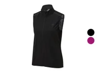 Kurtki i kamizelki sportowe damskie - CRIVIT Kamizelka funkcyjna damska z elementami odblaskowymi - miniaturka - grafika 1