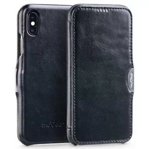 moVear moVear flipSide C etui do Apple iPhone Xs MAX | 100% Skóra AIXSMS0CIBKVBK - Etui i futerały do telefonów - miniaturka - grafika 1