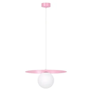 Robin D25 lampa wisząca 1xG9 różowa/biała K-5441 - Lampy sufitowe - miniaturka - grafika 1