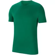 Odzież sportowa dziecięca - Koszulka dla dzieci Nike Park 20 zielona CZ0909 302 - miniaturka - grafika 1