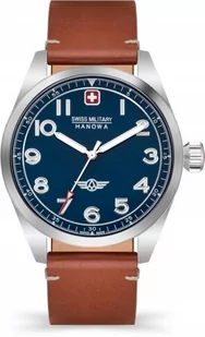 Zegarek Zegarek męski SWISS MILITARY SMWGA2100402 granatowy klasyczny - Zegarki męskie - miniaturka - grafika 1