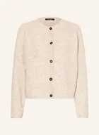 Swetry damskie - Miss Lagotte Kardigan beige - miniaturka - grafika 1