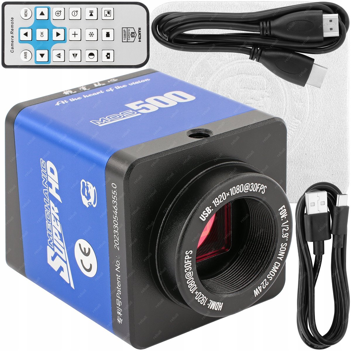 CYFROWA KAMERA DO MIKROSKOPU MIRKOSKOPÓW MECHANIC MOS500 FULLHD HDMI PILOT