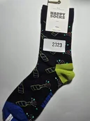 Skarpetki męskie - Kolorowe skarpety Happy Socks unisex rozmiar 36-40 (2323) - miniaturka - grafika 1