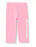Legginsy - Champion Dziewczęce i dziewczęce Legacy American Classics Logo 3/4 legginsy, różowy (Hot Pink), 9-10 lat - miniaturka - grafika 1