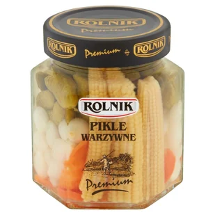 Rolnik Pikle warzywne premium 314ml - Mieszanki warzywne, sałatki - miniaturka - grafika 1