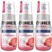 Napoje energetyczne i izotoniczne - Syrop witaminowy OSHEE DROP IN, 3 szt - 500 ml malinowo-grejpfrutowy napój bez dodatku barwników i aromatów vitamin lemonade - miniaturka - grafika 1