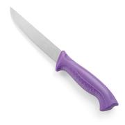 Noże kuchenne - Nóż kuchenny rzeźniczy do mięsa HACCP dla alergików 280mm - fioletowy - HENDI 842478 - miniaturka - grafika 1