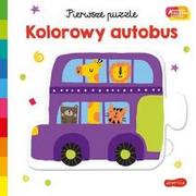 Pozostałe książki - Harper Collins Polska / HarperKids Kolorowy autobus. Akademia mądrego dziecka. Pierwsze puzzle - miniaturka - grafika 1